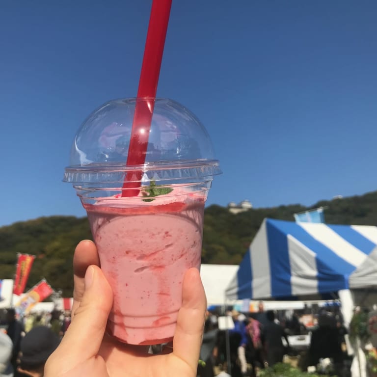 愛媛すごいもの博2019いちごスムージー