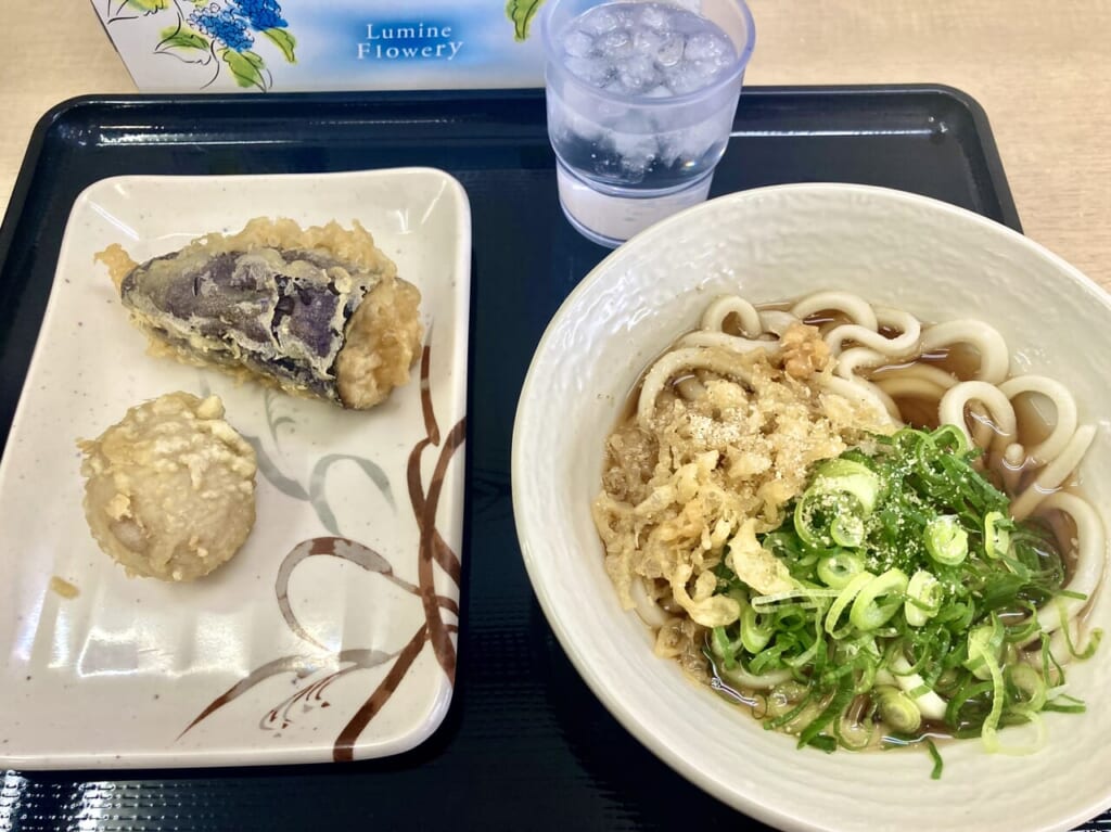 たもや北斎院店うどんと天ぷら