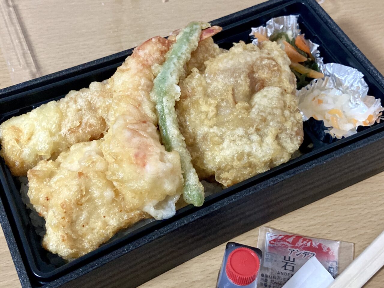 とり天空太郎3種天丼