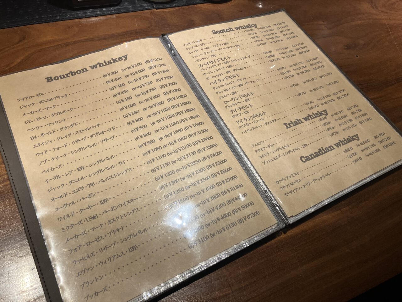 シャーロットボニーメニュー