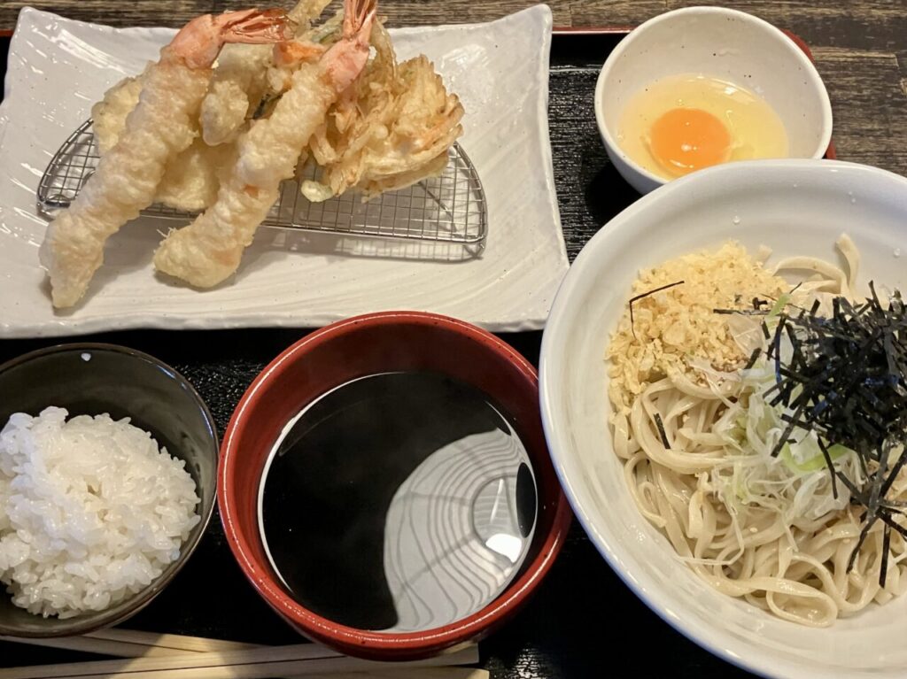 黒船soba tenplus天ぷらすセット