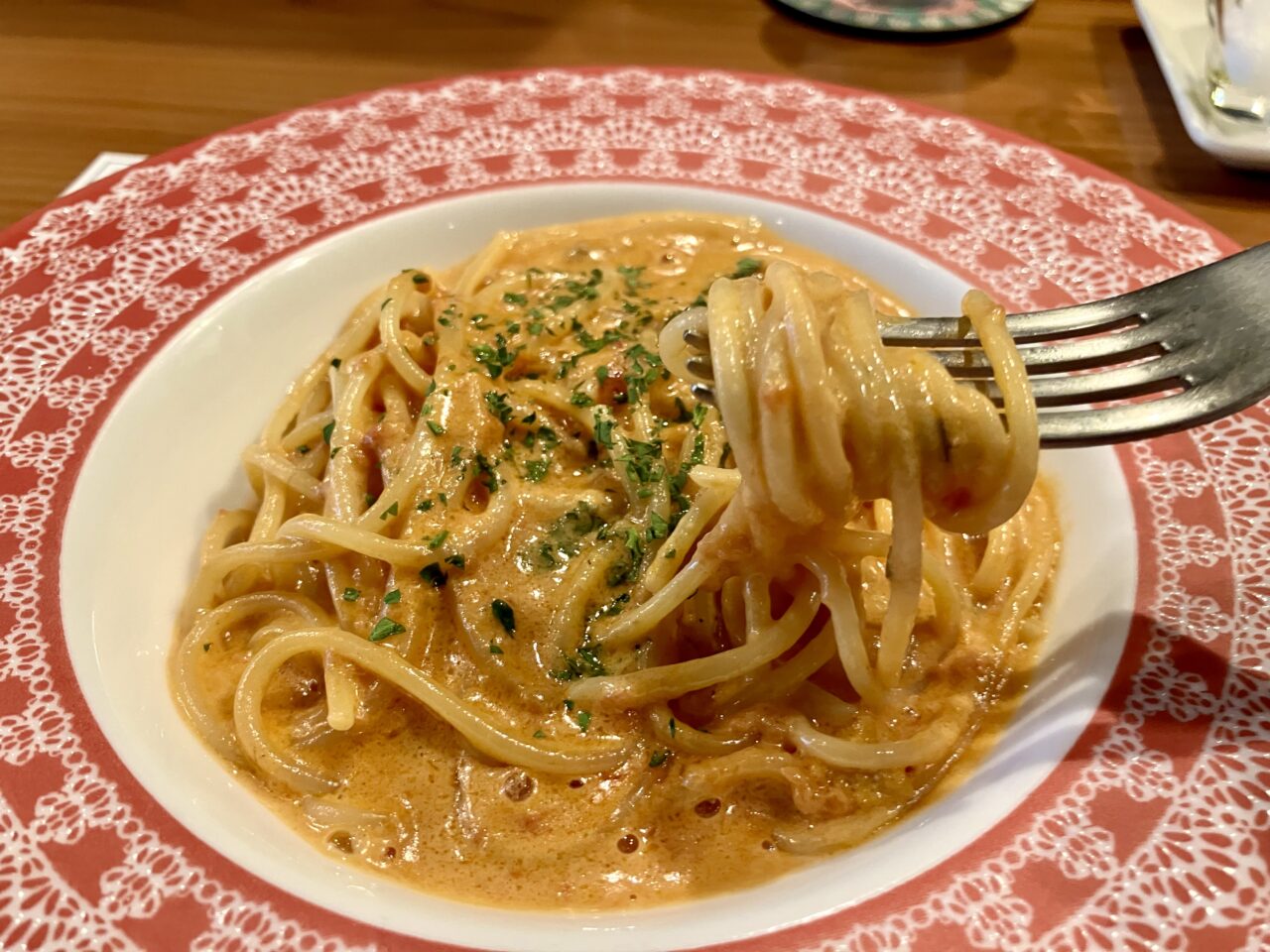 トラットリアヴィオラ生うにのスパゲティ